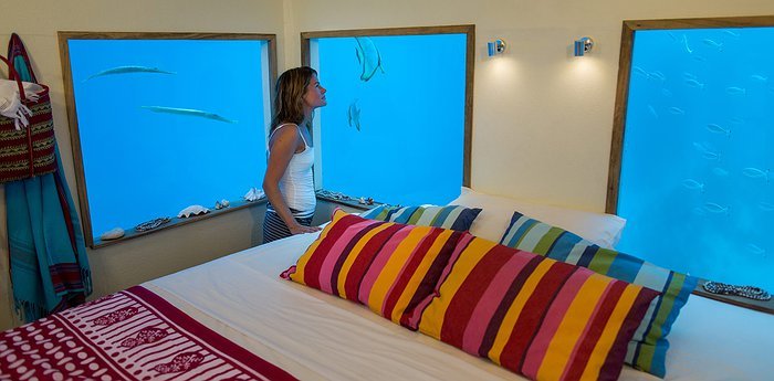 Manta resort and underwater room